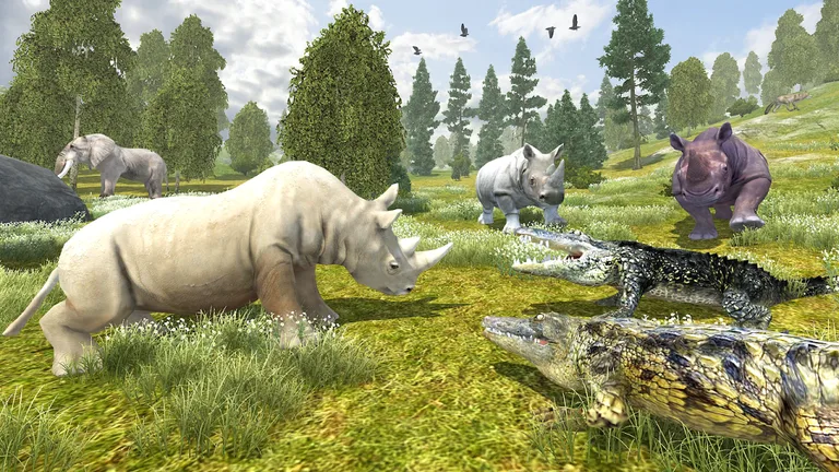 Angry Rhino Simulator screenshot 1