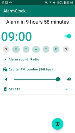 Radio Alarm Clock screenshot 2