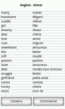 Apprendre l'anglais -MeMWalker screenshot 2