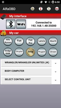 AlfaOBD Demo screenshot 1