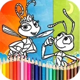 Coloring A Bugs Life Games icon