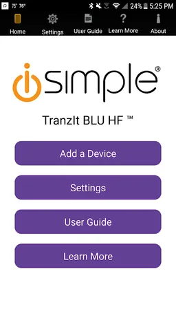 TranzIt Blu HF screenshot 1