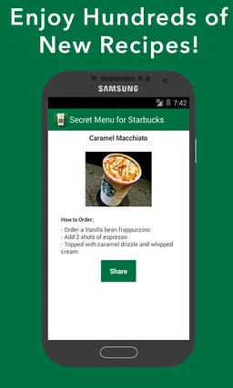 Secret Menu for Starbucks screenshot 2