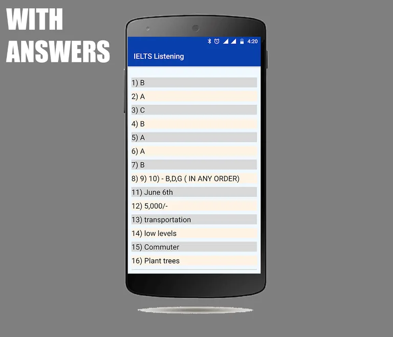 Listening sample tests IELTS screenshot 5