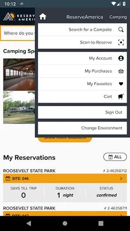 ReserveAmerica Camping screenshot 2
