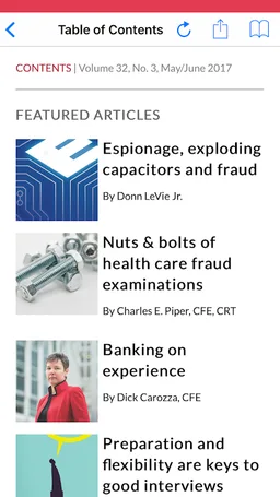 Fraud Magazine (ACFE) screenshot 7