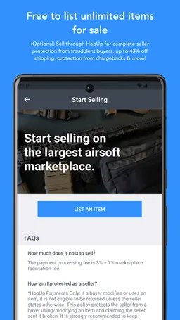 HopUp - Airsoft Marketplace screenshot 3