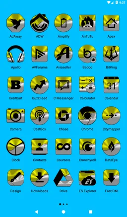 Half Light Yellow Icon Pack Free screenshot 8