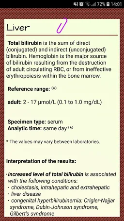 Blood Test Results Blood Tests screenshot 1