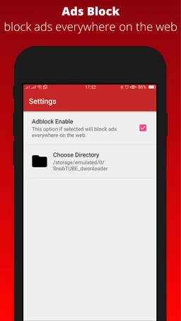 SnobTube-youtube video and audio downloader from over 100 sites screenshot 6