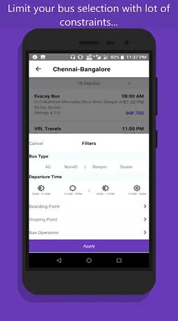 CompareBus - Price Comparison & Bus Ticket Booking screenshot 3