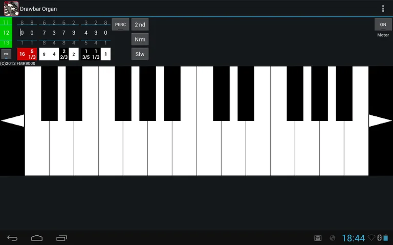 Drawbar Organ Demo screenshot 2