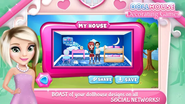 Dollhouse Decorating Games screenshot 3