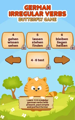 German Irregular Verbs Learnin screenshot 5