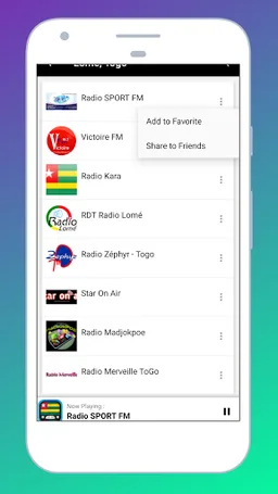 Radio Togo FM + Radio Togo App screenshot 2