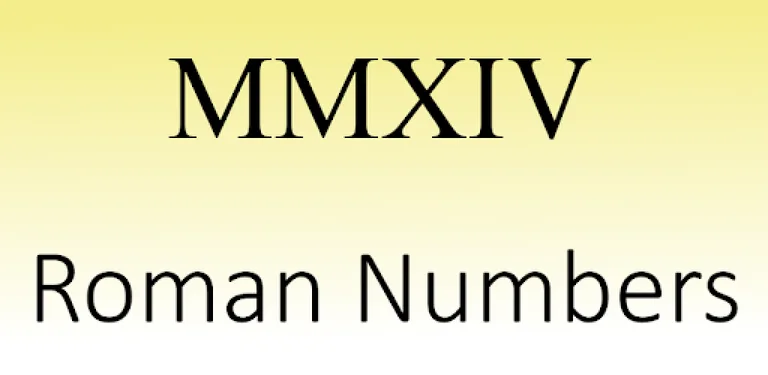 Roman Numbers cover image