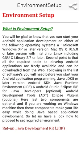 Learn Android screenshot 3