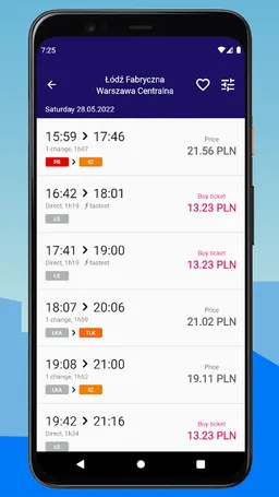KOLEO - PKP timetable screenshot 9