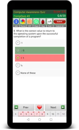 Computer Awareness quiz screenshot 4