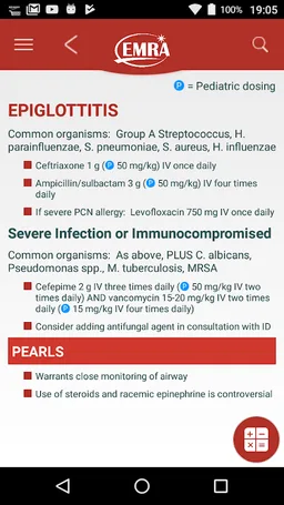 EMRA Antibiotic Guide screenshot 2