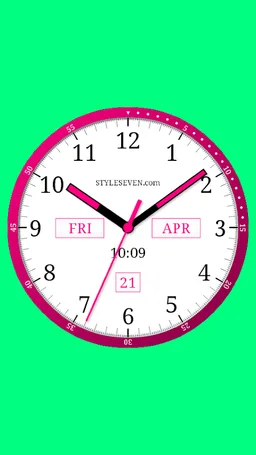 Color Analog Clock-7 screenshot 8