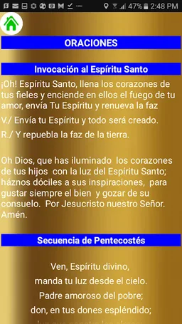 Novena al Espíritu Santo screenshot 3