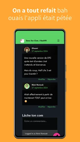 DansTonChat / Bashfr screenshot 2