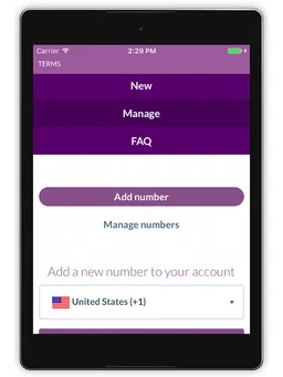 Virtual SIM (SMS) screenshot 1