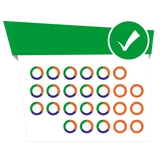 Easy scheduling of work shifts icon