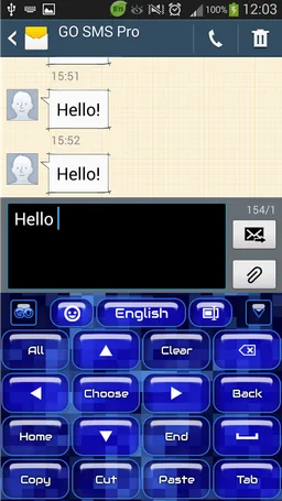 Blue Keyboard screenshot 5