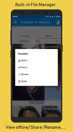 Sing Downloader for Starmaker screenshot 6