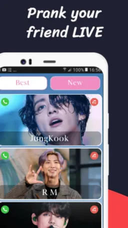 BTS Video Call and live Chat ☎️ ☎️ BTS Messenger screenshot 2