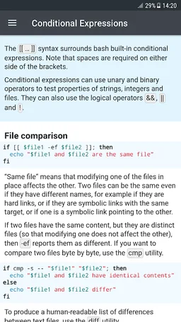 Learn Bash commands - Bash by example screenshot 2