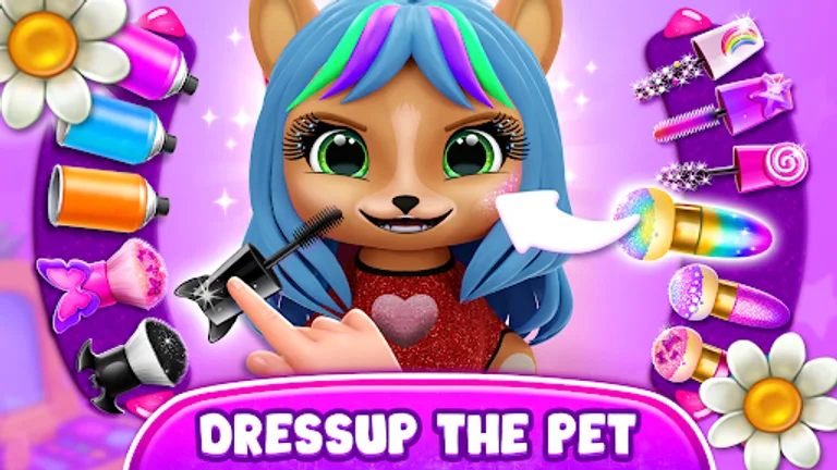 Hairstyle: pet care salon game screenshot 9