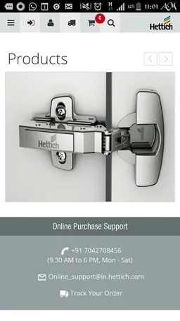 E-Shop by Hettich India screenshot 1