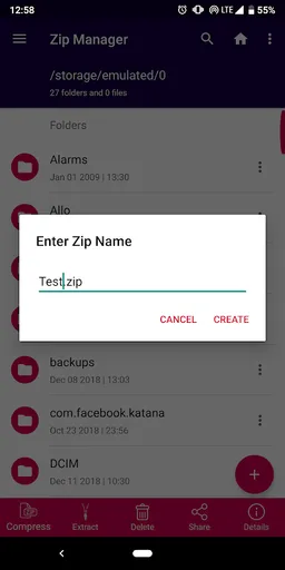Zip File Reader - Zip & Unzip screenshot 5
