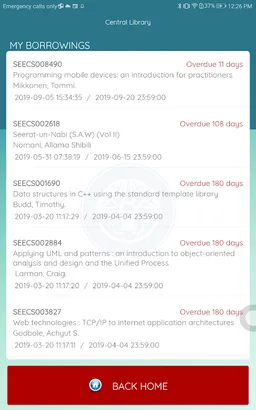 NUST Library screenshot 3