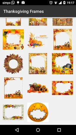 Thanksgiving photo Frames screenshot 5