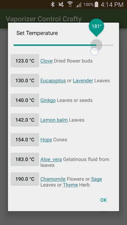Vaporizer Control Crafty VCC screenshot 3