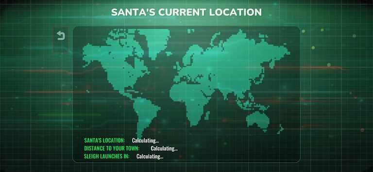Santa Tracker -  (simulated) screenshot 2