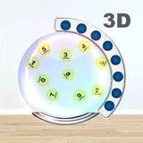 3D Number Machine icon
