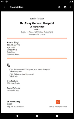 Prescription Maker screenshot 2