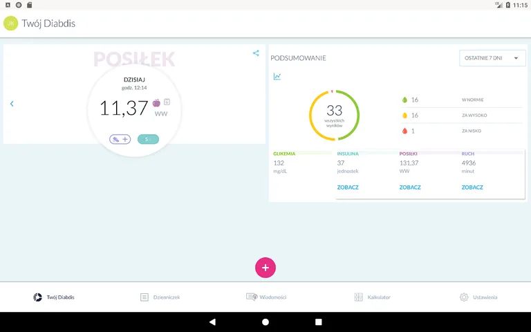 Diabdis -Dzienniczek diabetyka screenshot 4