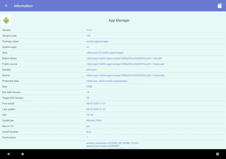 App Manager screenshot 2