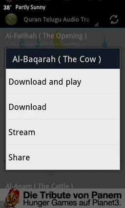 Quran Telugu Translation Audio screenshot 3