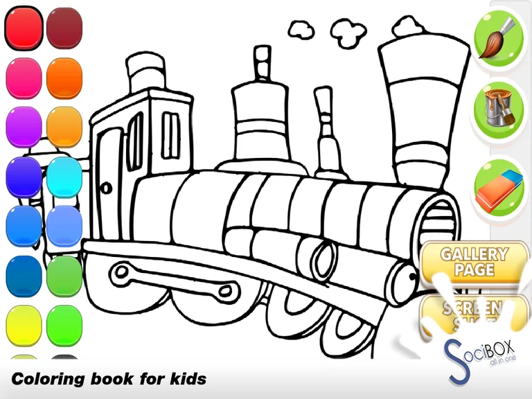 train coloring screenshot 5