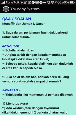 Solat Jamak Dan Qasar screenshot 1