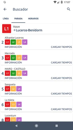 TiempoBus y Tram Alicante screenshot 8