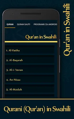 Qurani (Quran Tukufu) in Swahili screenshot 3