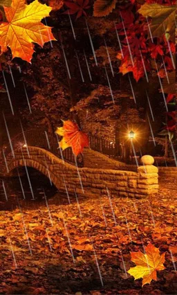 Autumn Twinkle Lights live wallpaper screenshot 2